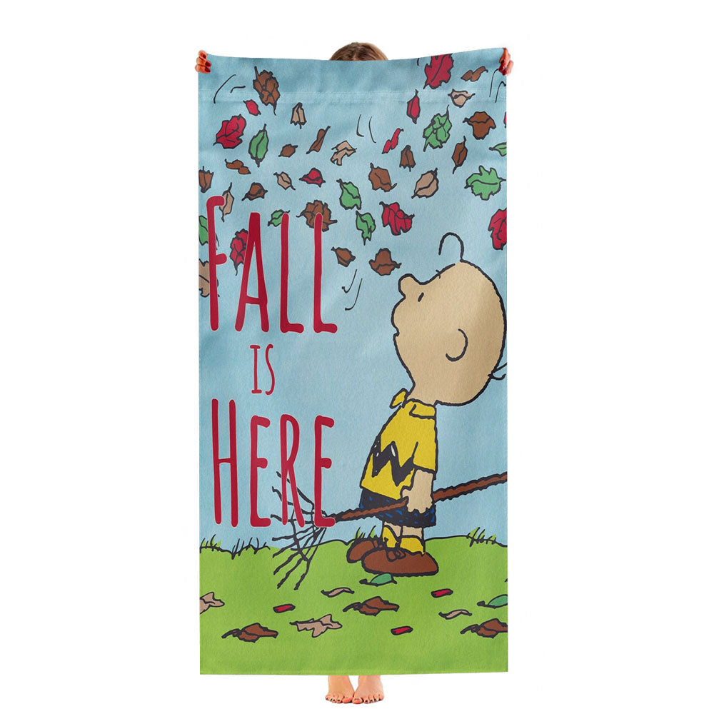 Charlie Brown Fall Ultra-Soft Luxury Bathroom Towels
