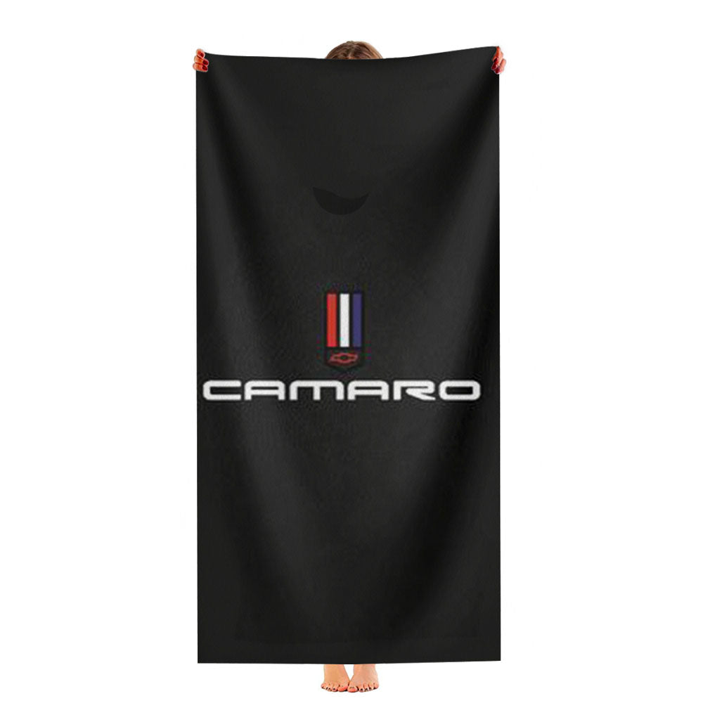 Chevrolet Camaro Logo Ultra-Soft Luxury Bathroom Towels