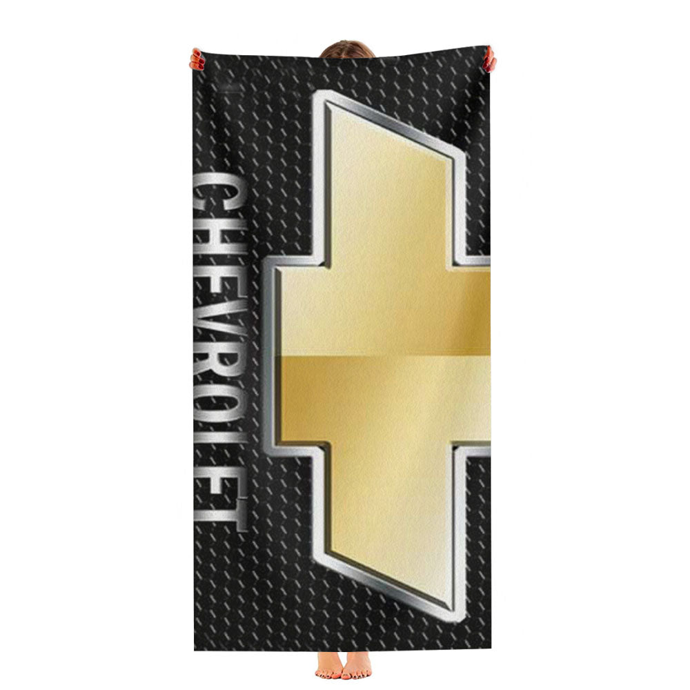 Chevrolet Logo On Mesh Ultra-Soft Luxury Bathroom Towels