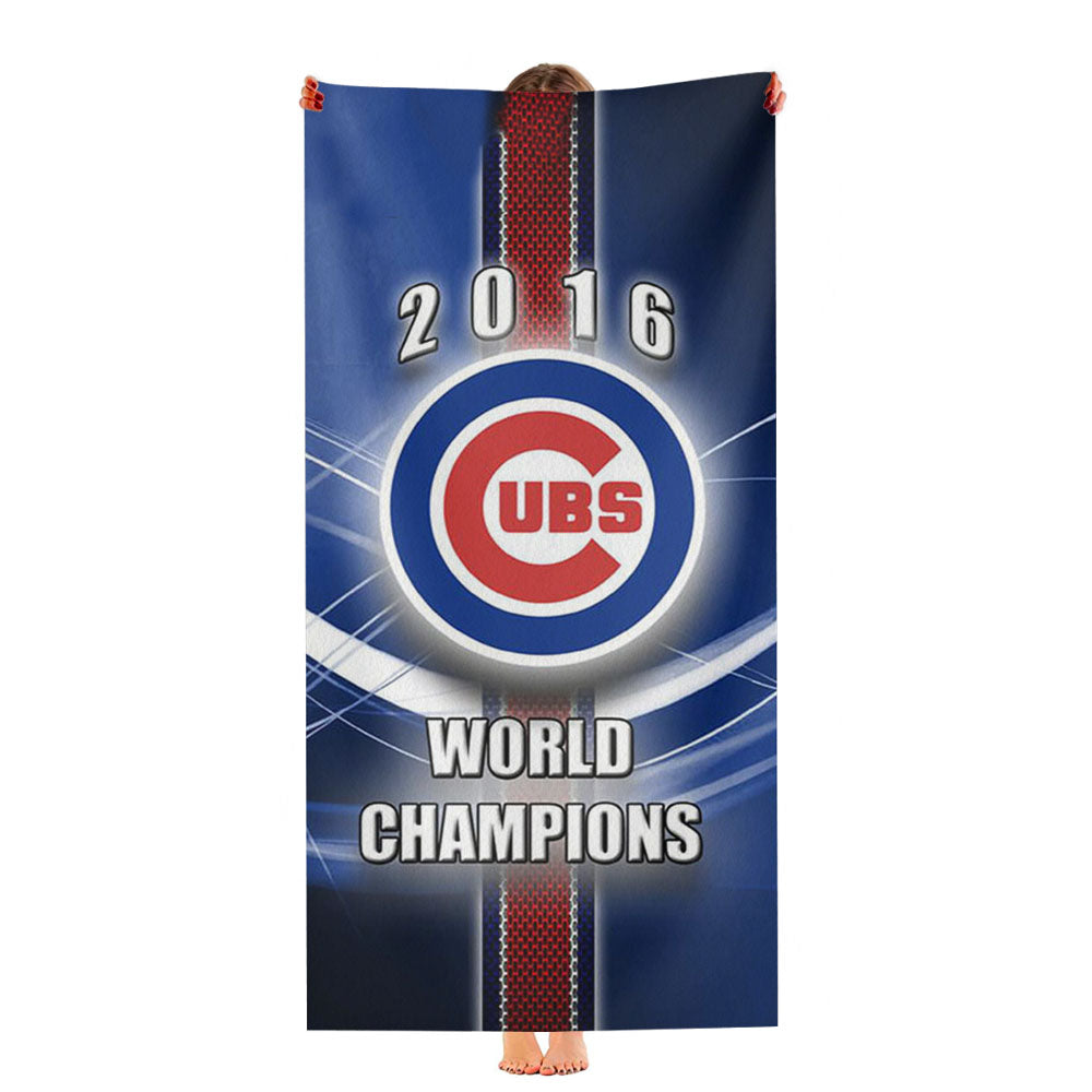 Chicago Cubs Champions Ultra-Soft Luxury Bathroom Towels