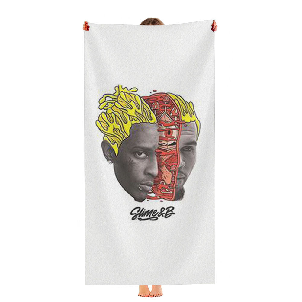 Chris Brown Young Thug Slime Ultra-Soft Luxury Bathroom Towels