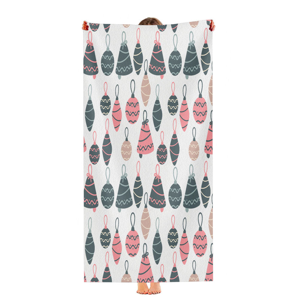 Christmas Patterns Set 06 Ultra-Soft Luxury Bathroom Towels