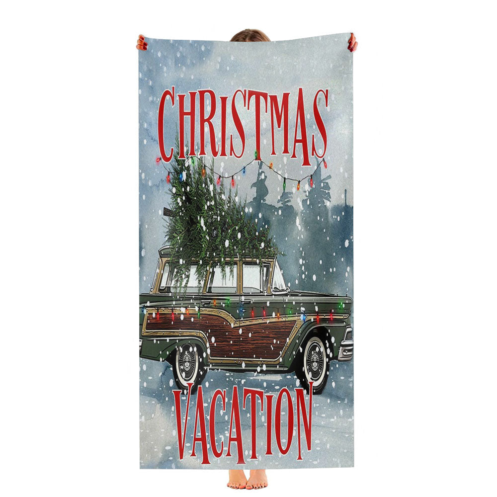 Christmas Vacation Ultra-Soft Luxury Bathroom Towels