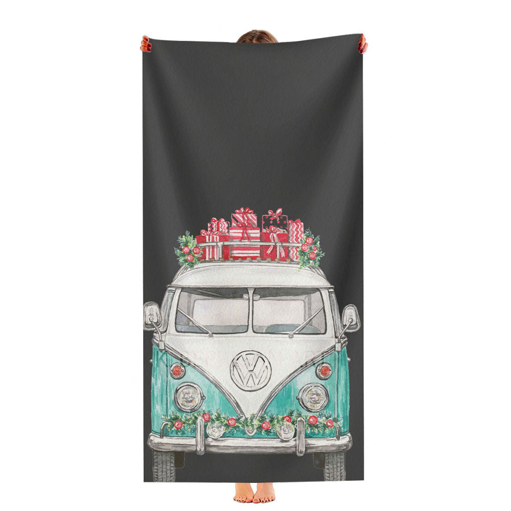 Christmas Vw Ultra-Soft Luxury Bathroom Towels