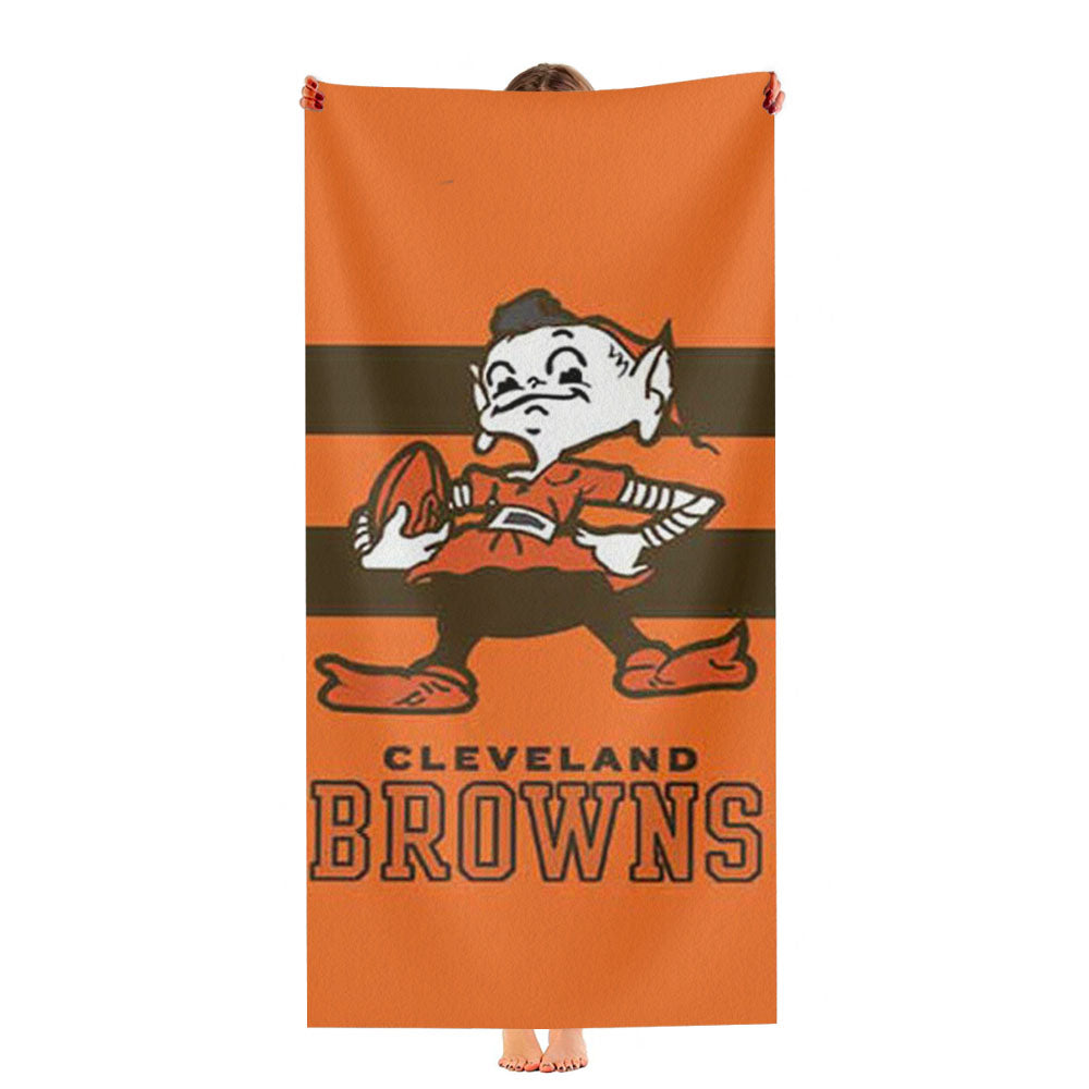 Cleveland Browns Original Stripes Ultra-Soft Luxury Bathroom Towels