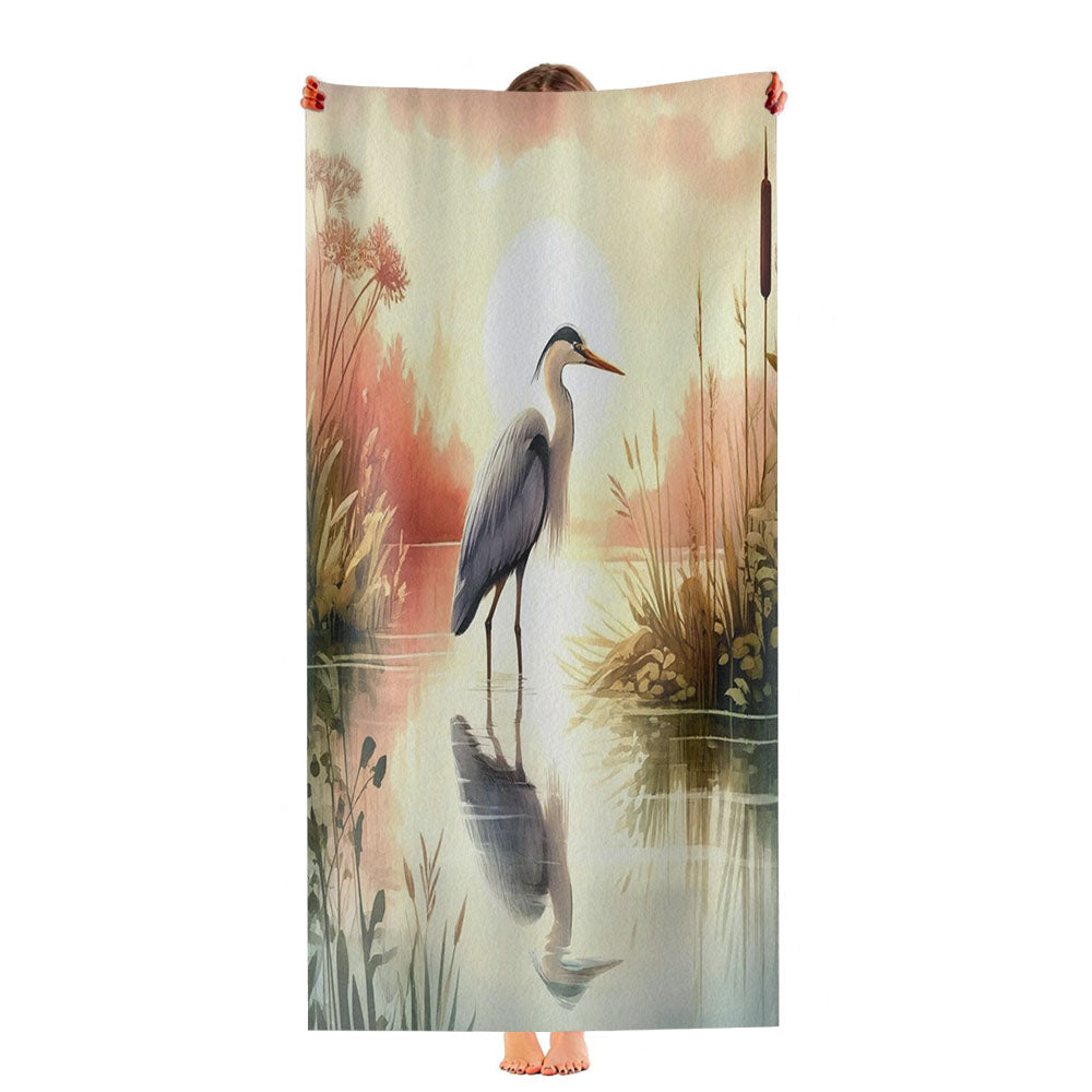 Coastal William Morris Ultra-Soft Luxury Bathroom Towels