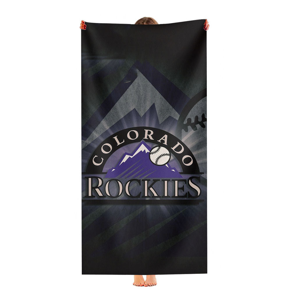 Colorado Rockies Baseball 7 Ultra-Soft Luxury Bathroom Towels