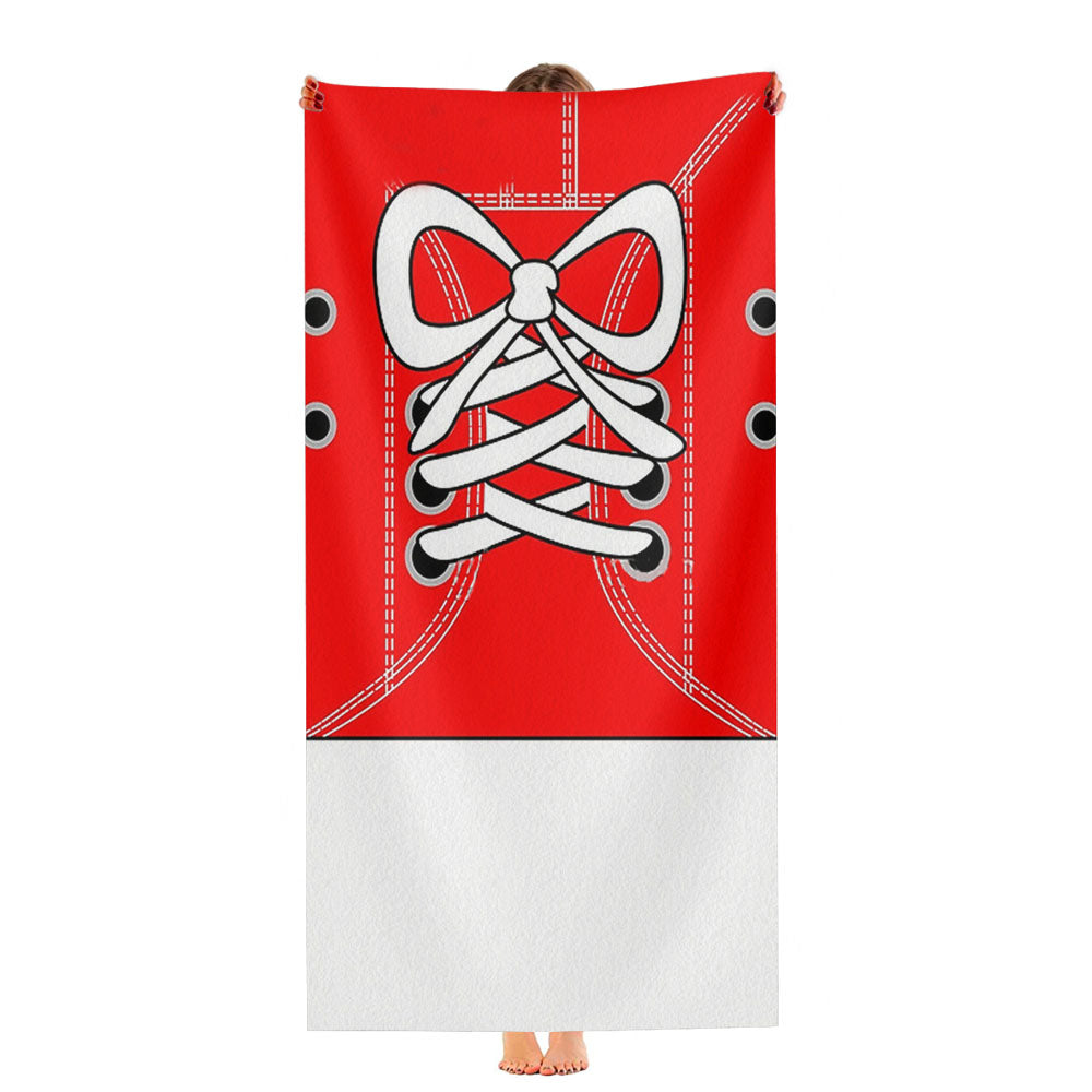 Converse Red Ultra-Soft Luxury Bathroom Towels