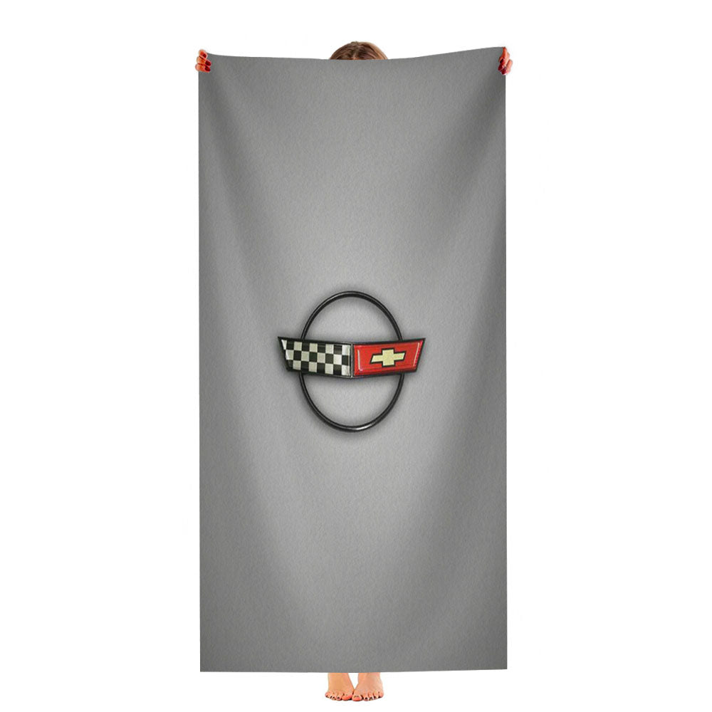 Corvette C4 Flag Ultra-Soft Luxury Bathroom Towels