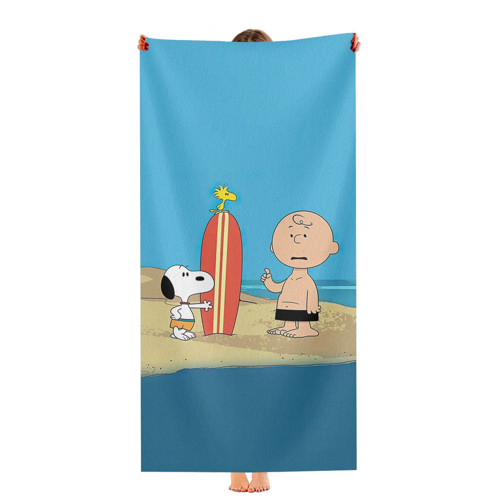 Cute Snoopy Dog Ultra-Soft Luxury Bathroom Towels