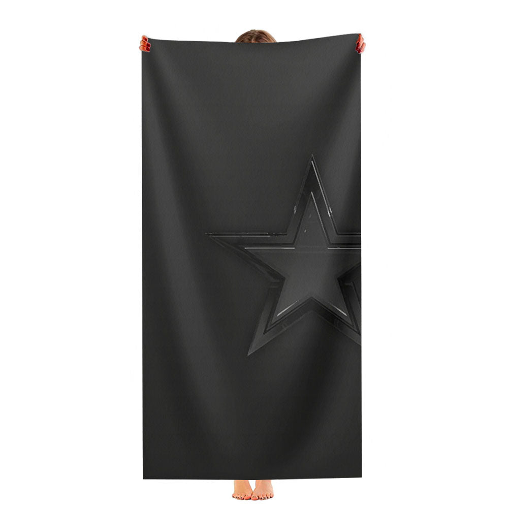 Dallas Cowboys Black Star Ultra-Soft Luxury Bathroom Towels