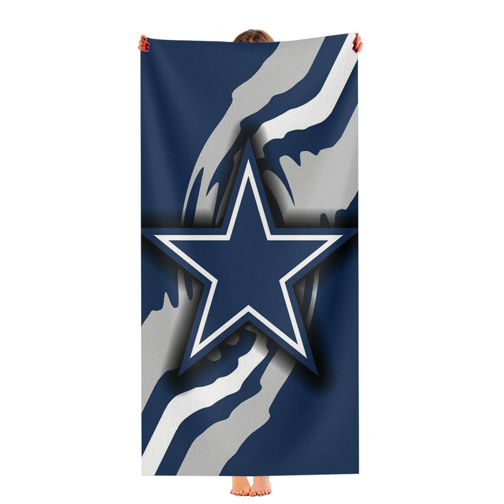 Dallas Cowboys Blue Star Ultra-Soft Luxury Bathroom Towels