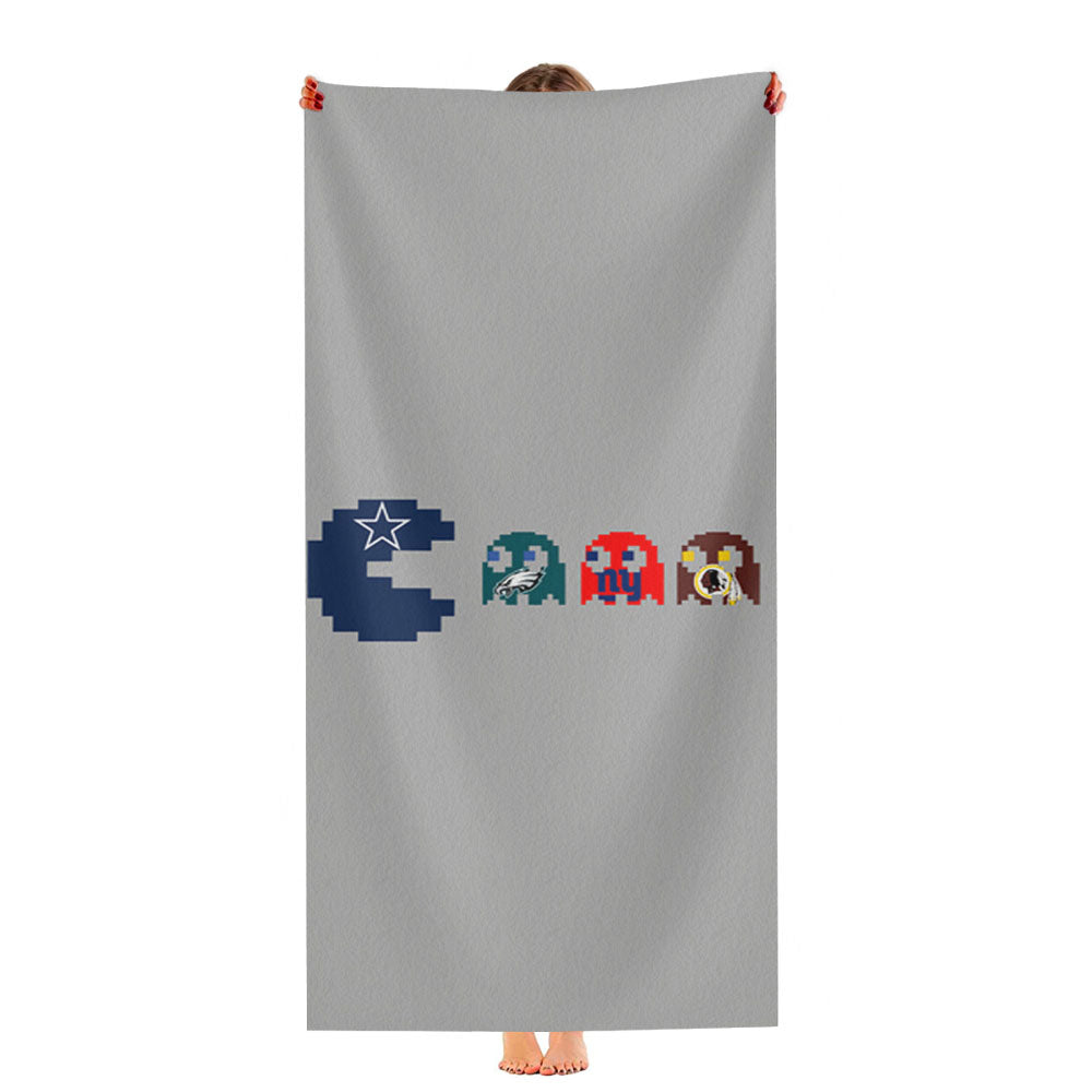 Dallas Cowboys Eating The Nfc Ultra-Soft Luxury Bathroom Towels