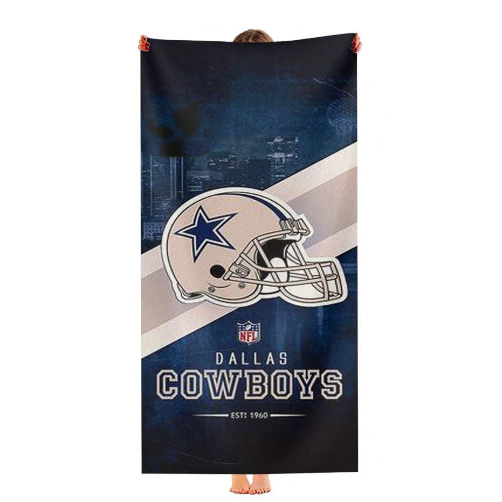 Dallas Cowboys Nfl Est 1960 Ultra-Soft Luxury Bathroom Towels