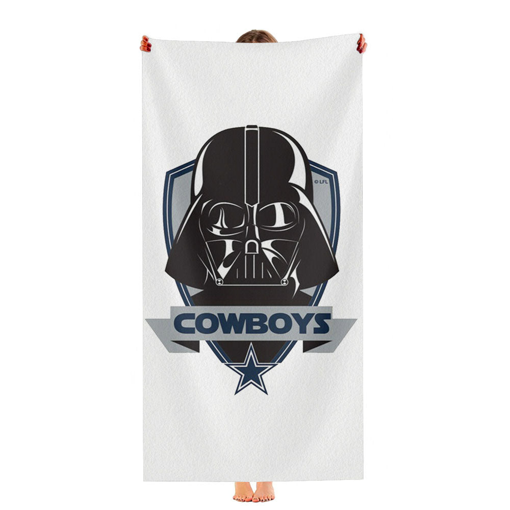Dallas Cowboys Nfl Star Wars Darth Vader Ultra-Soft Luxury Bathroom Towels