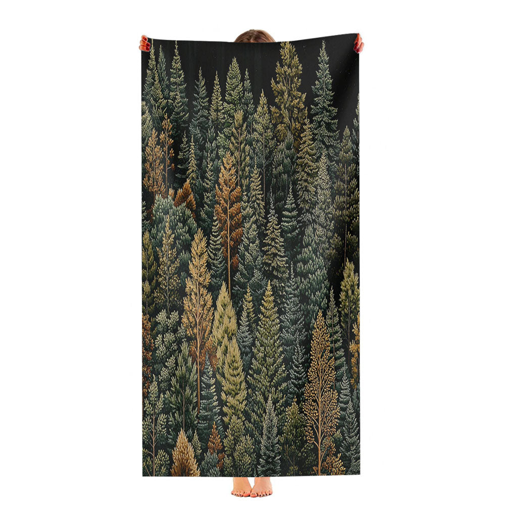 Dark Forest Ultra-Soft Luxury Bathroom Towels