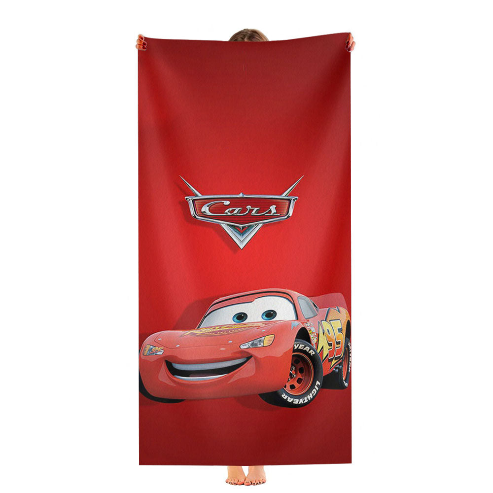 Disney Cars Lightning Mcqueen Ultra-Soft Luxury Bathroom Towels