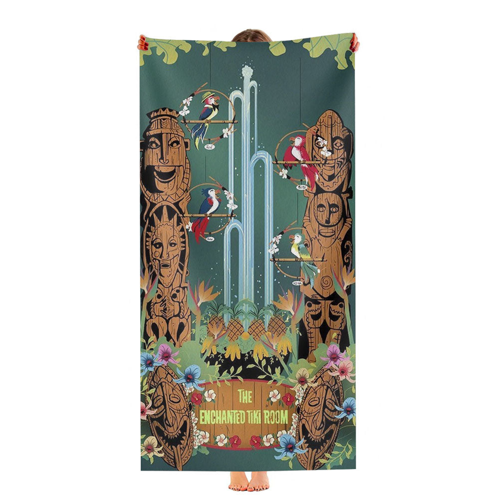 Disney Enchanted Tiki Room Ultra-Soft Luxury Bathroom Towels