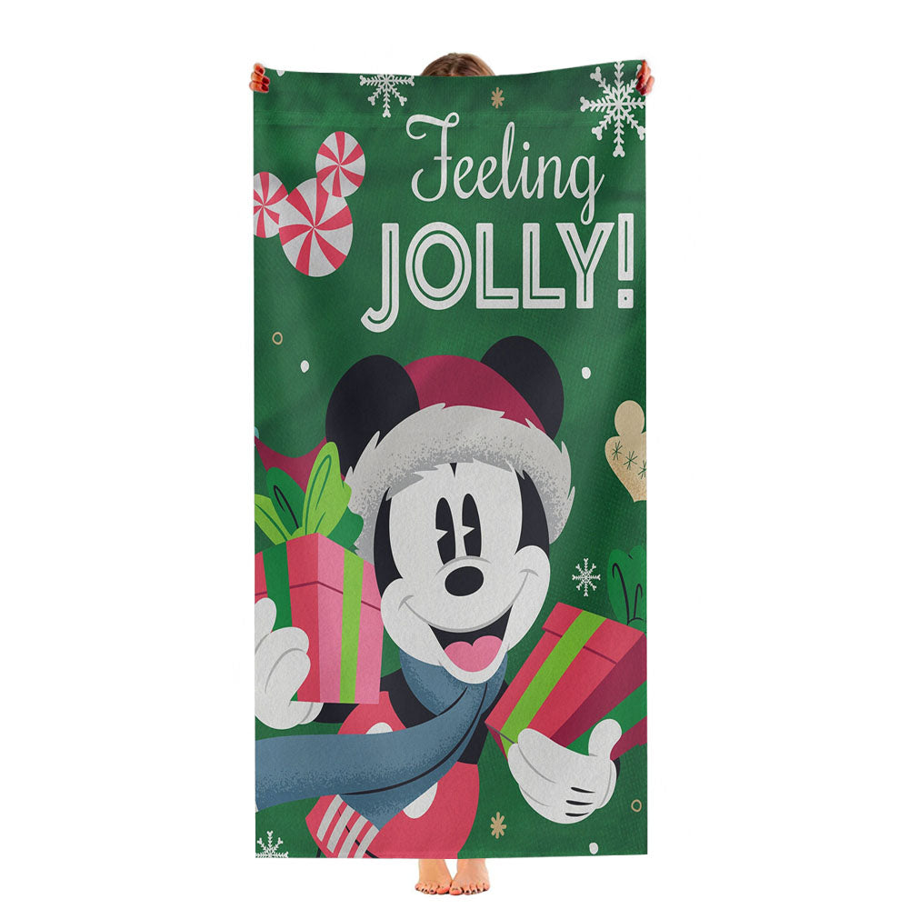 Disney Feeling Jolly Mickey Mouse Ultra-Soft Luxury Bathroom Towels