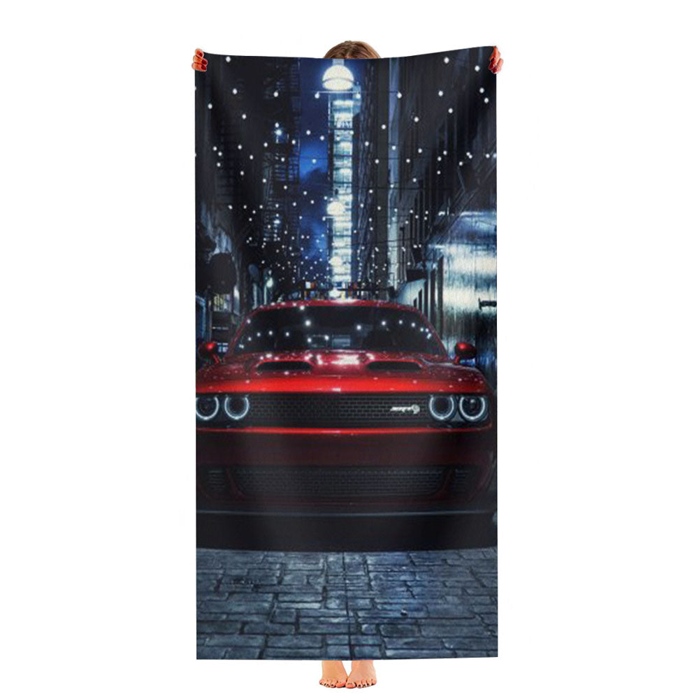 Dodge Challenger Srt 4K Ultra-Soft Luxury Bathroom Towels