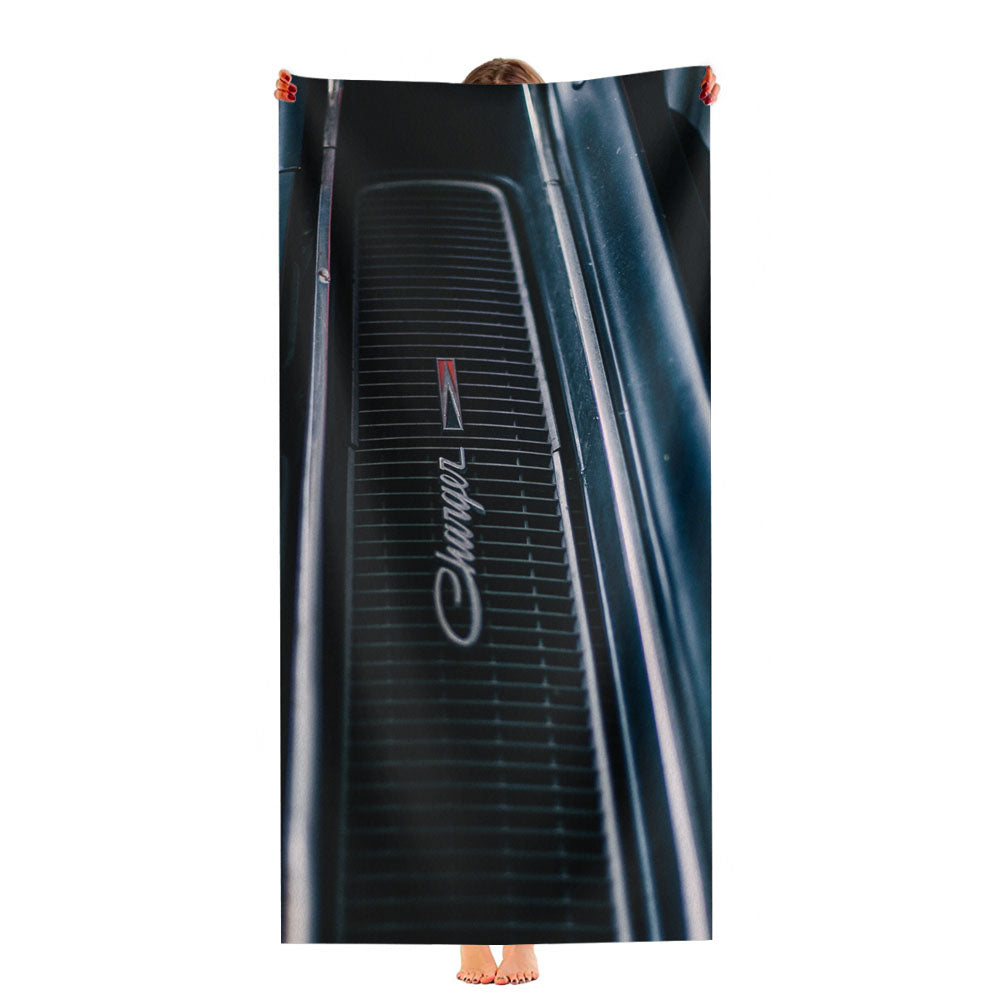 Dodge Charger Car Wallpaper Ultra-Soft Luxury Bathroom Towels