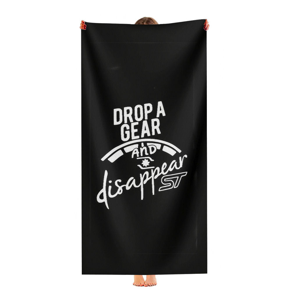 Drop A Gear Focus St Rs Ford Boost Cars Fost Ecoboost Boosquig Ultra-Soft Luxury Bathroom Towels