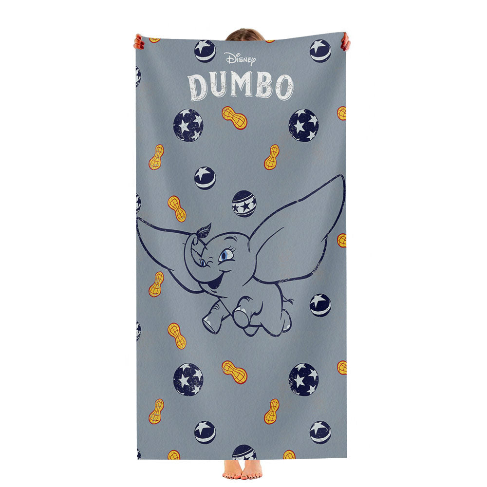 Dumbo And Peanuts Sticker Ultra-Soft Luxury Bathroom Towels