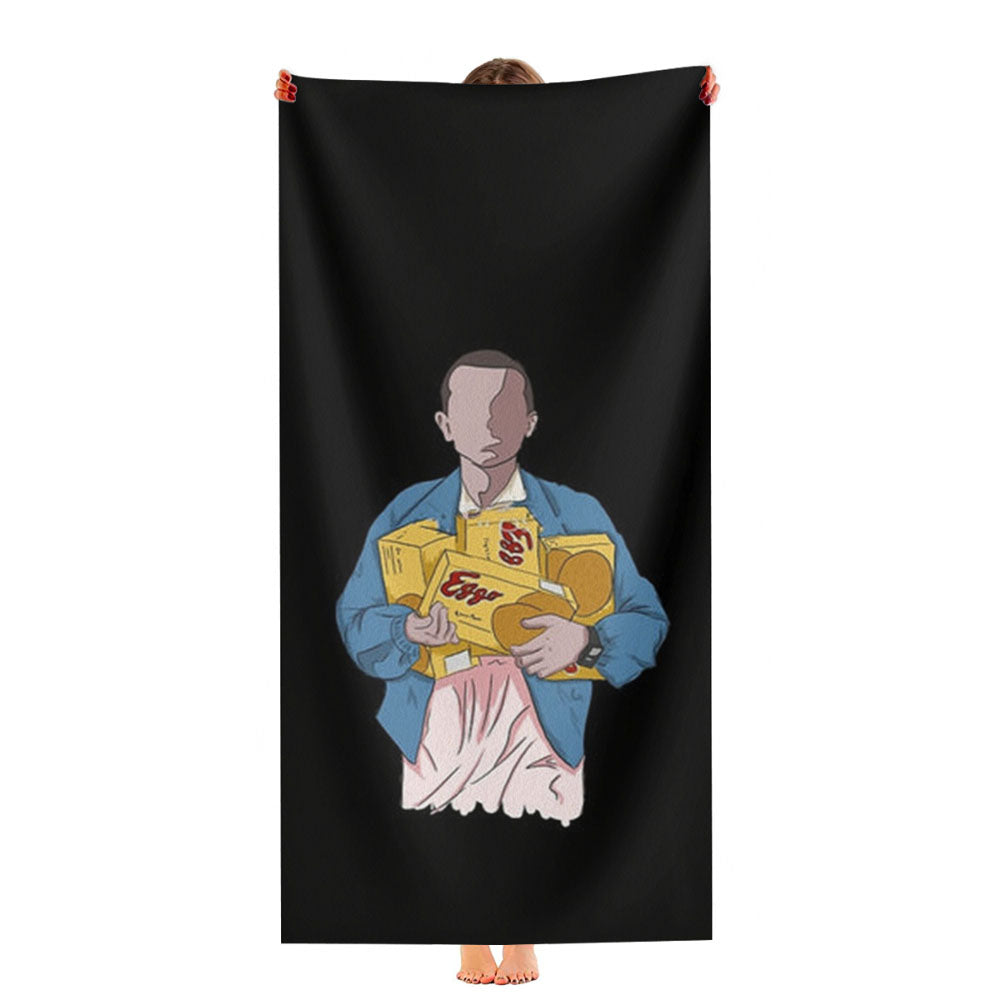 Eleven Faceless Cartoon Ultra-Soft Luxury Bathroom Towels