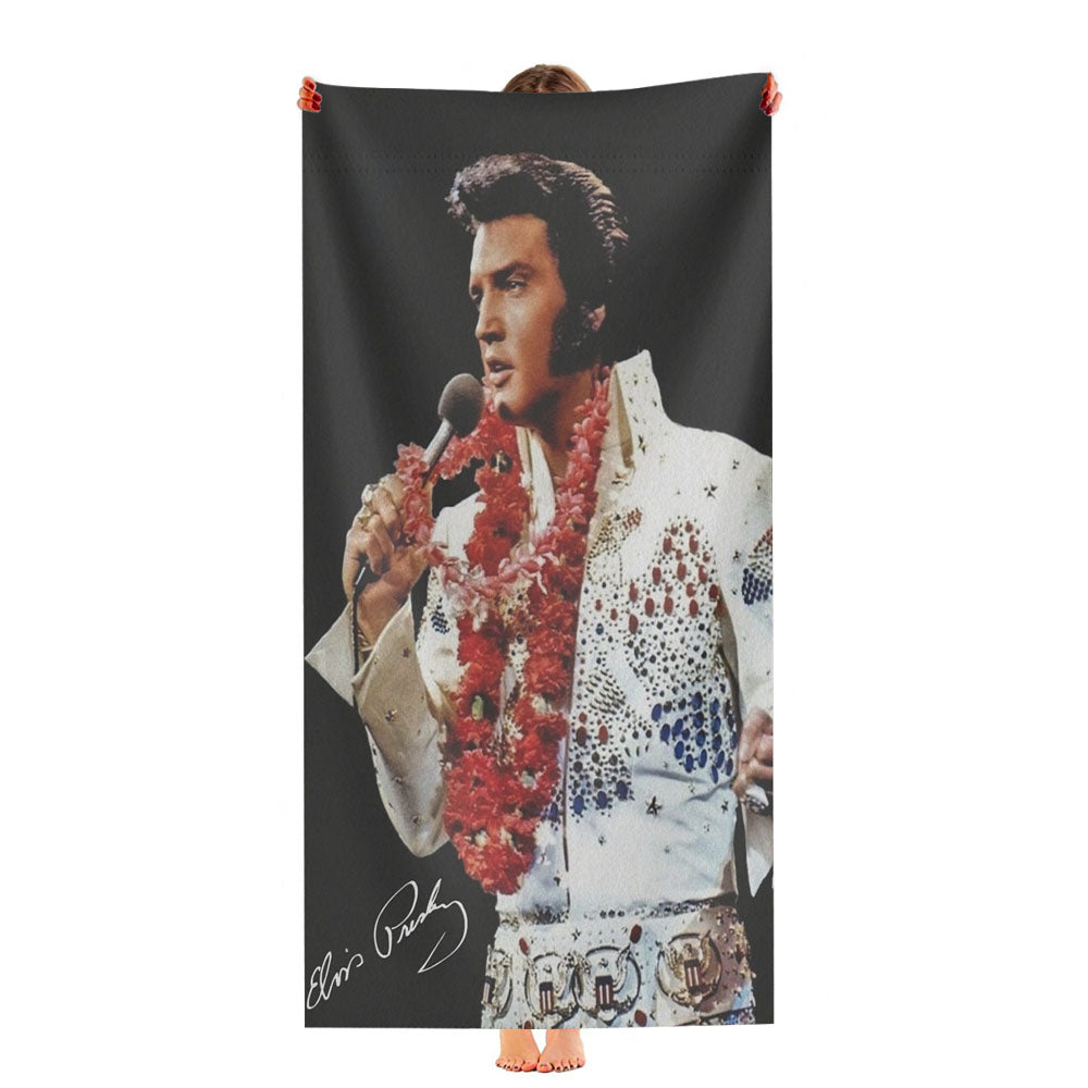 Elvis Presley In Concert Ultra-Soft Luxury Bathroom Towels