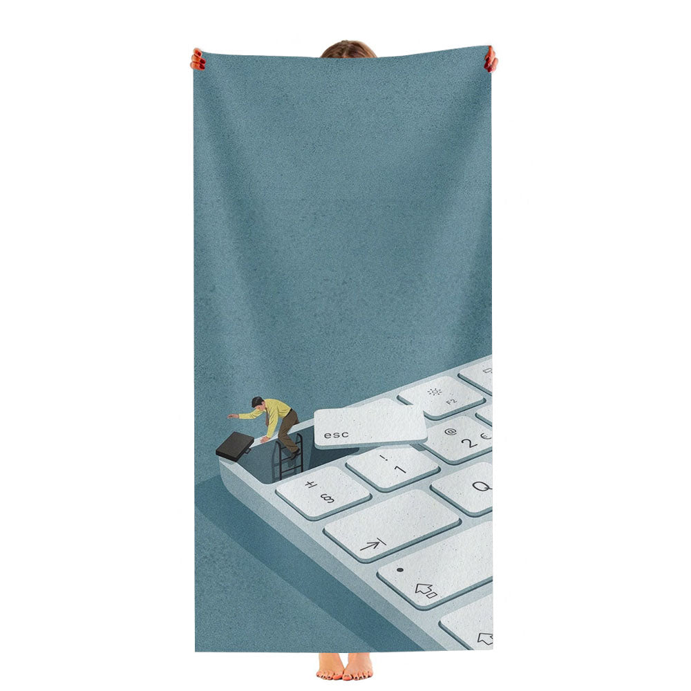 Escape Is Not The End Ultra-Soft Luxury Bathroom Towels