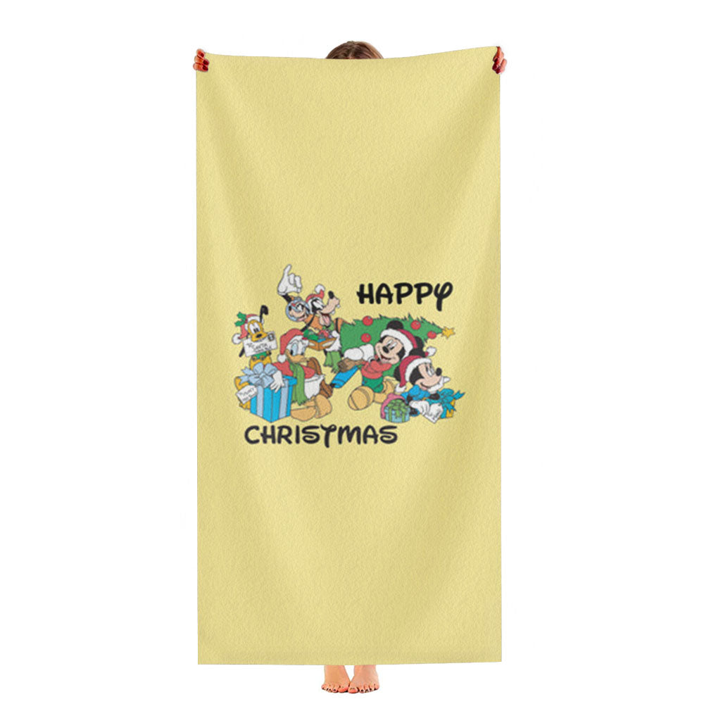 Fairytale Happy Christmas Ultra-Soft Luxury Bathroom Towels