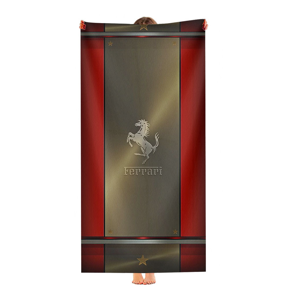 Ferrari Luxury Red Gold Ultra-Soft Luxury Bathroom Towels