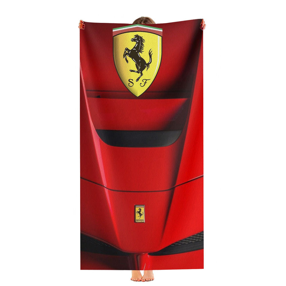 Ferrari Luxury Sport Car Ultra-Soft Luxury Bathroom Towels
