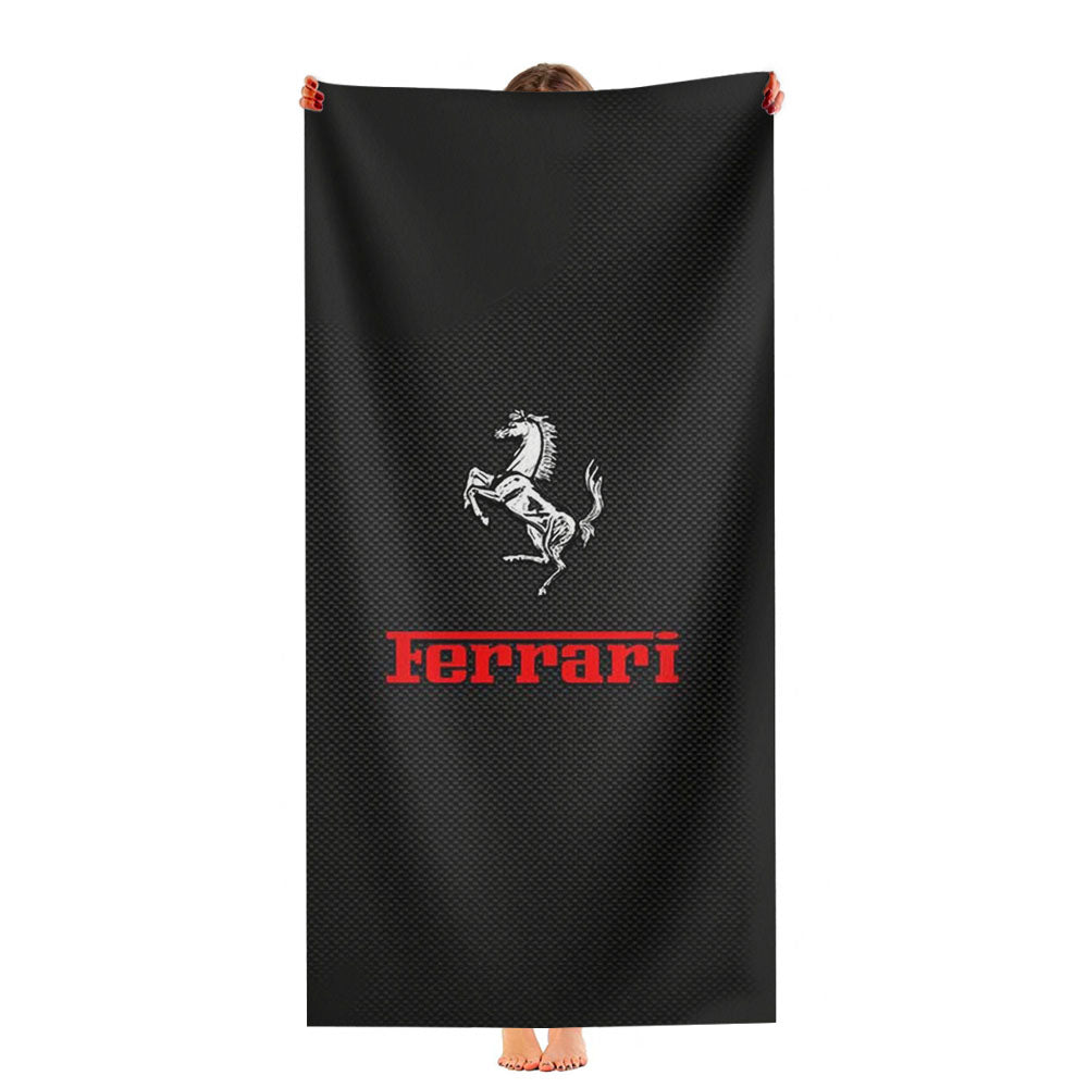 Ferrari Steering Wheel Ultra-Soft Luxury Bathroom Towels