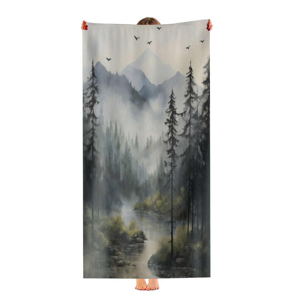 Foggy Mountain Ultra-Soft Luxury Bathroom Towels
