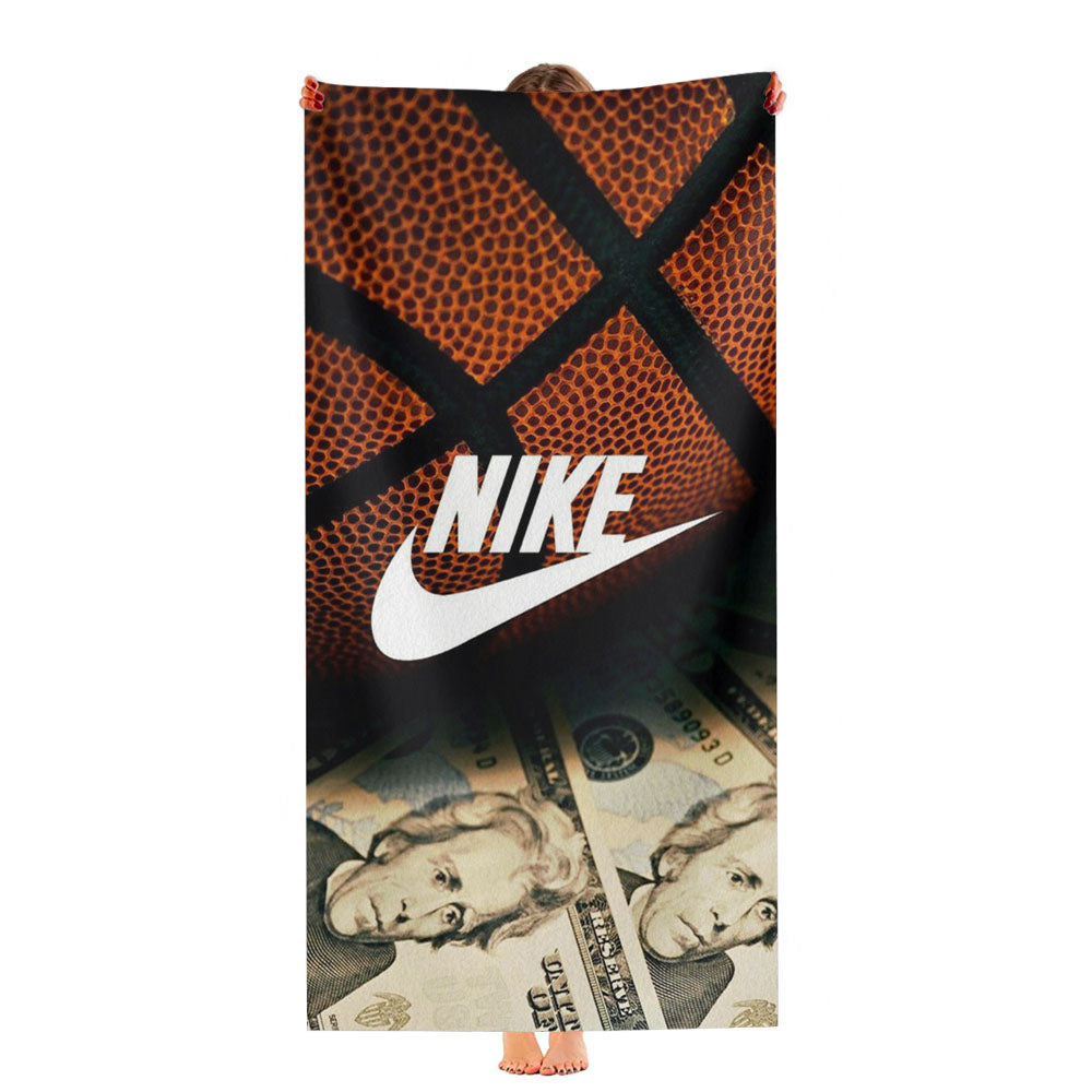 Football And Nike Money Ultra-Soft Luxury Bathroom Towels