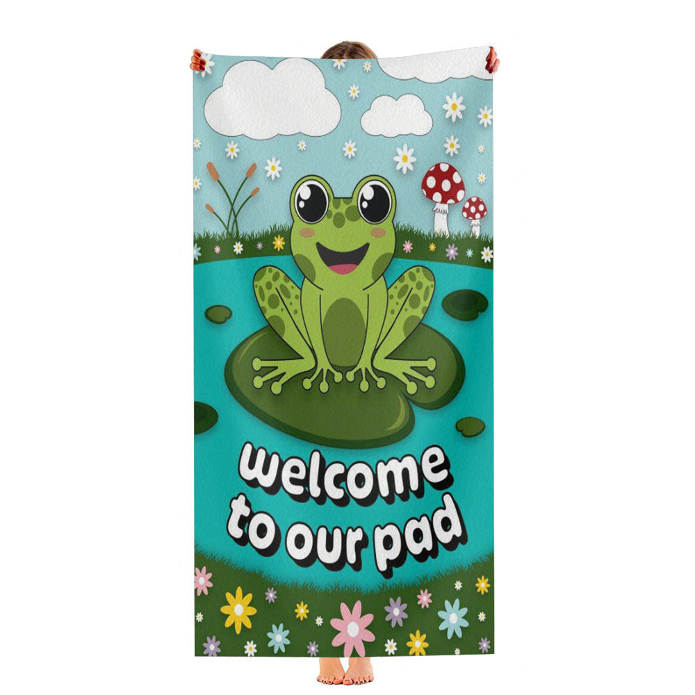 Frog To Our Pad Ultra-Soft Luxury Bathroom Towels