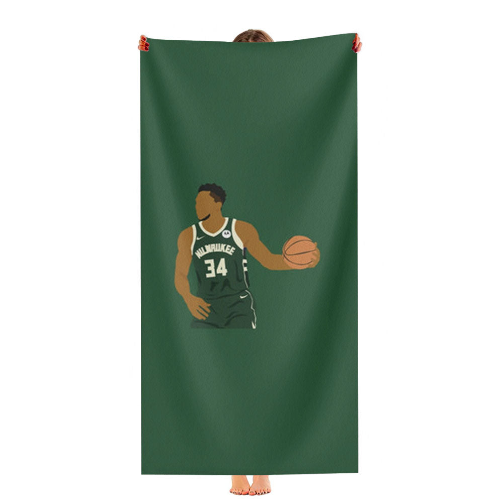 Giannis - Basketball Ultra-Soft Luxury Bathroom Towels