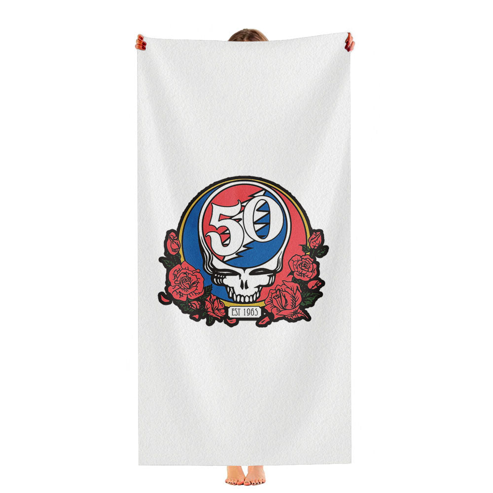 Grateful Dead Chicago Cubs Ultra-Soft Luxury Bathroom Towels