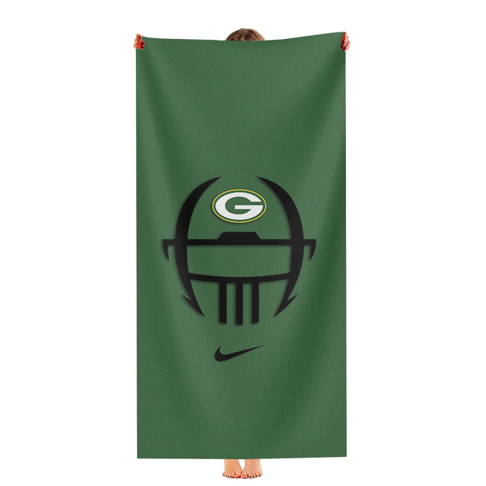 Green Bay Packers Symbol Ultra-Soft Luxury Bathroom Towels