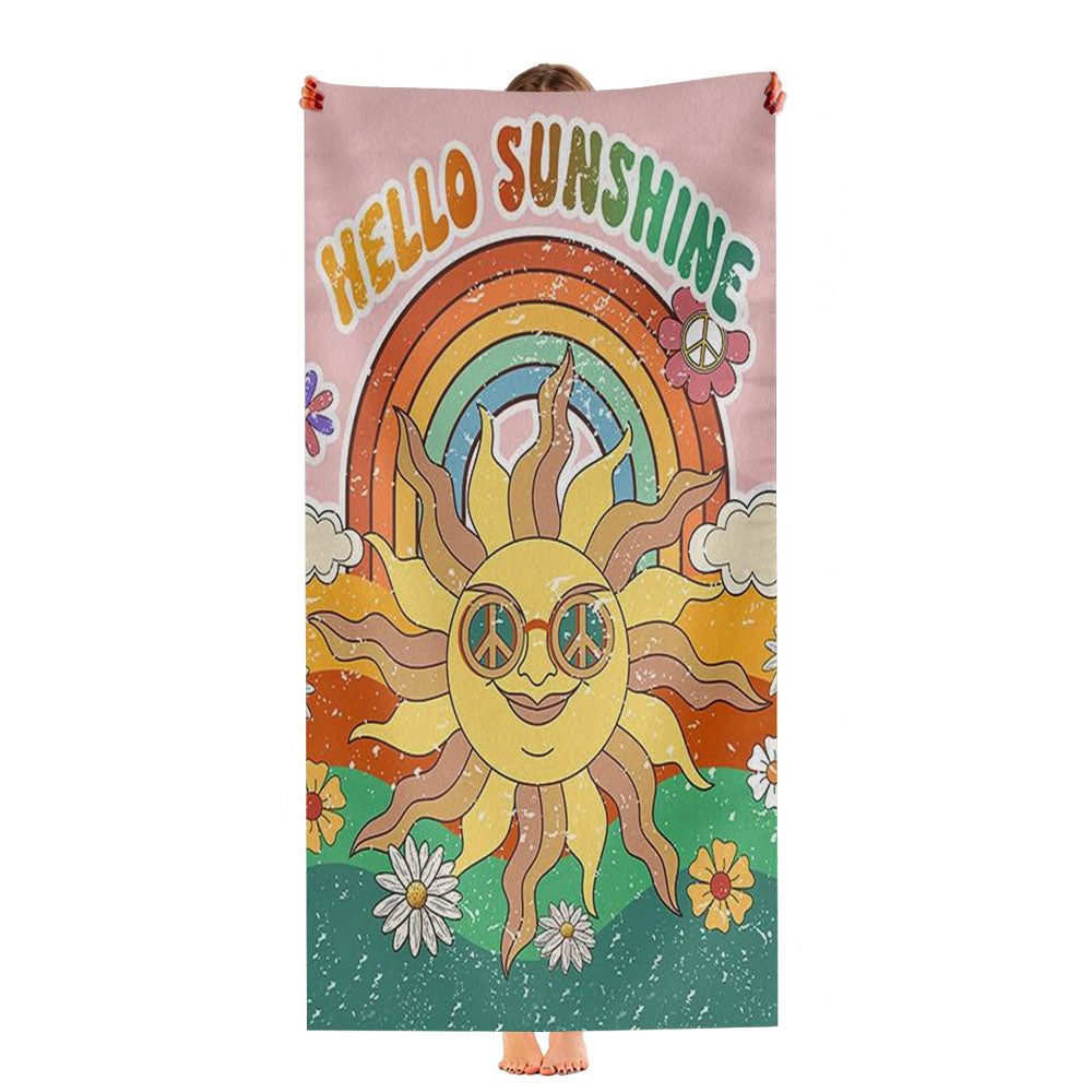 Groovy Hello Sunshine Ultra-Soft Luxury Bathroom Towels