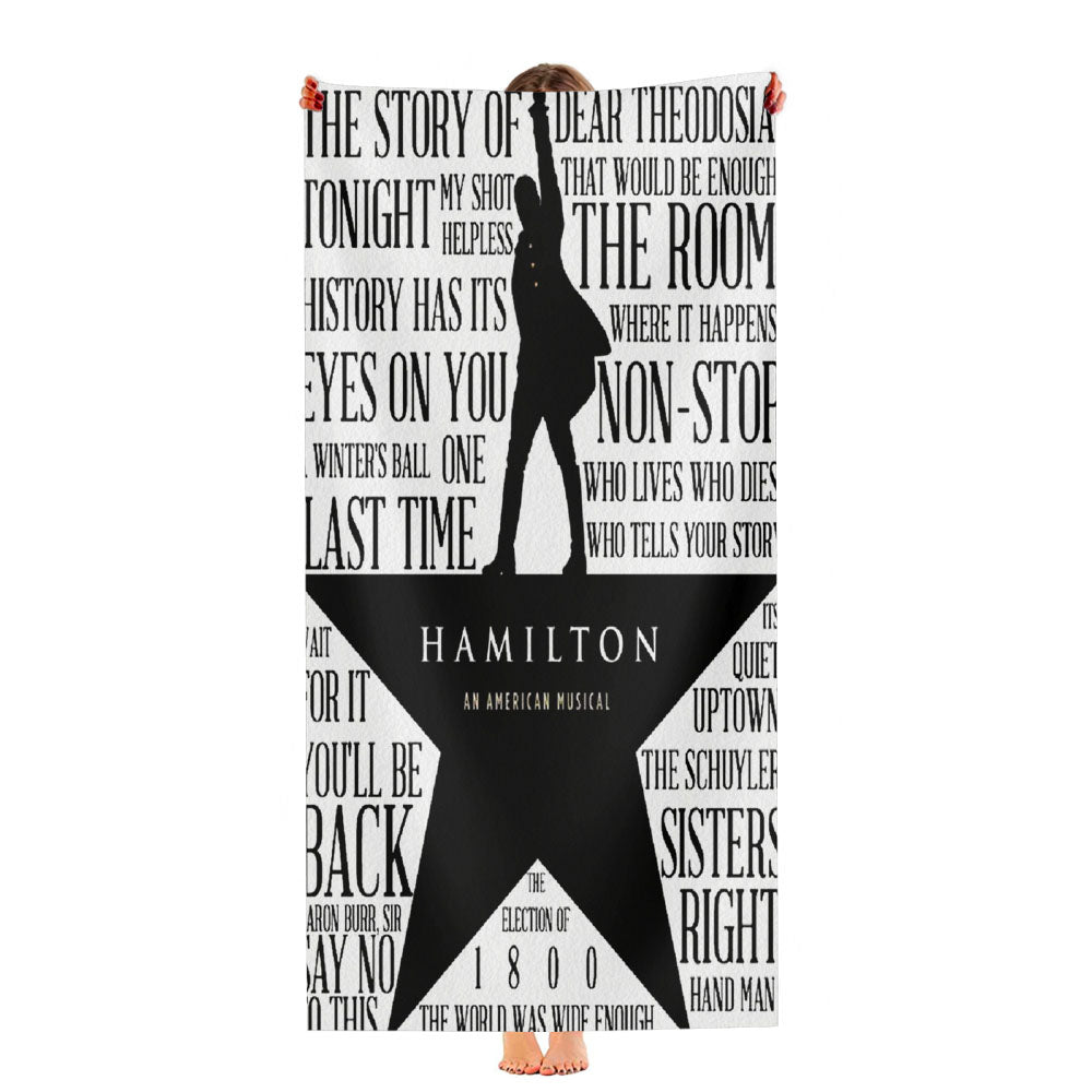 Hamilton An American Musical Ultra-Soft Luxury Bathroom Towels