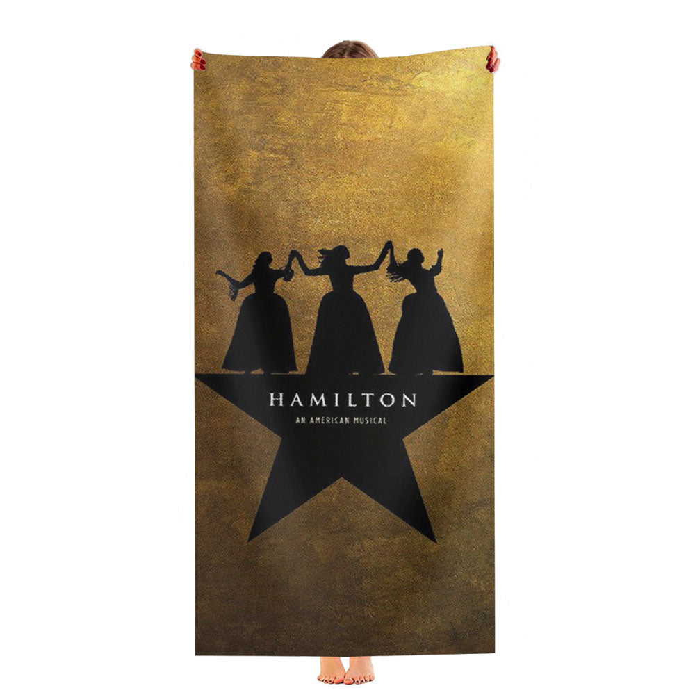 Hamilton Schuyler Sisters Musical Ultra-Soft Luxury Bathroom Towels
