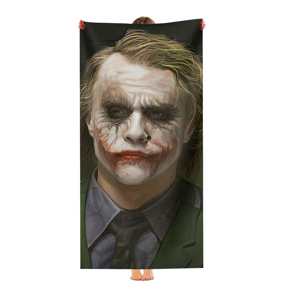 Heath Ledger The Joker Ultra-Soft Luxury Bathroom Towels