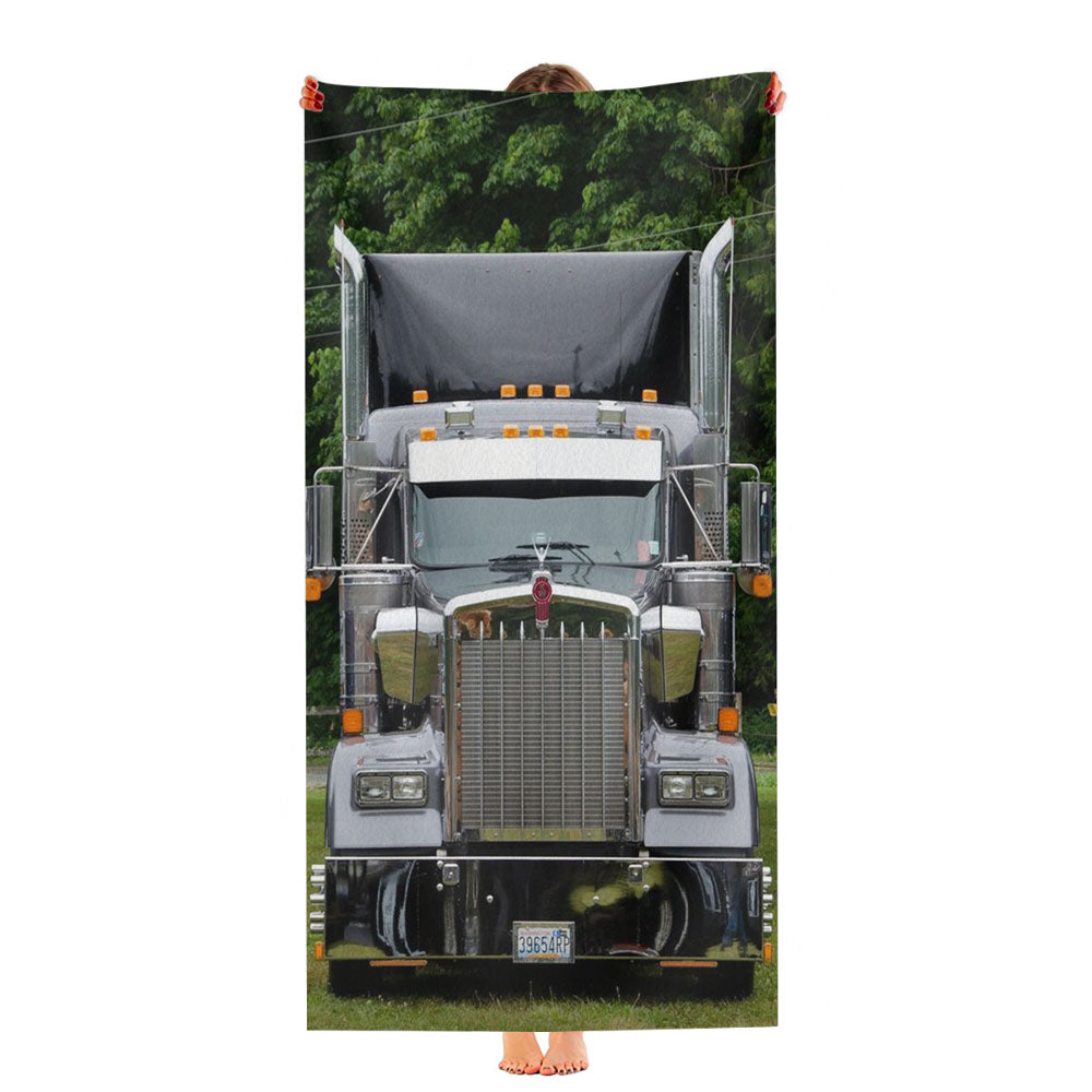 Hot Kenworth Truck W900 T680 Fit Ultra-Soft Luxury Bathroom Towels