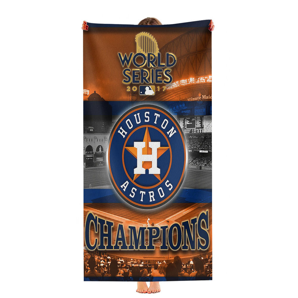 Houston Astros Champion World Series Ultra-Soft Luxury Bathroom Towels