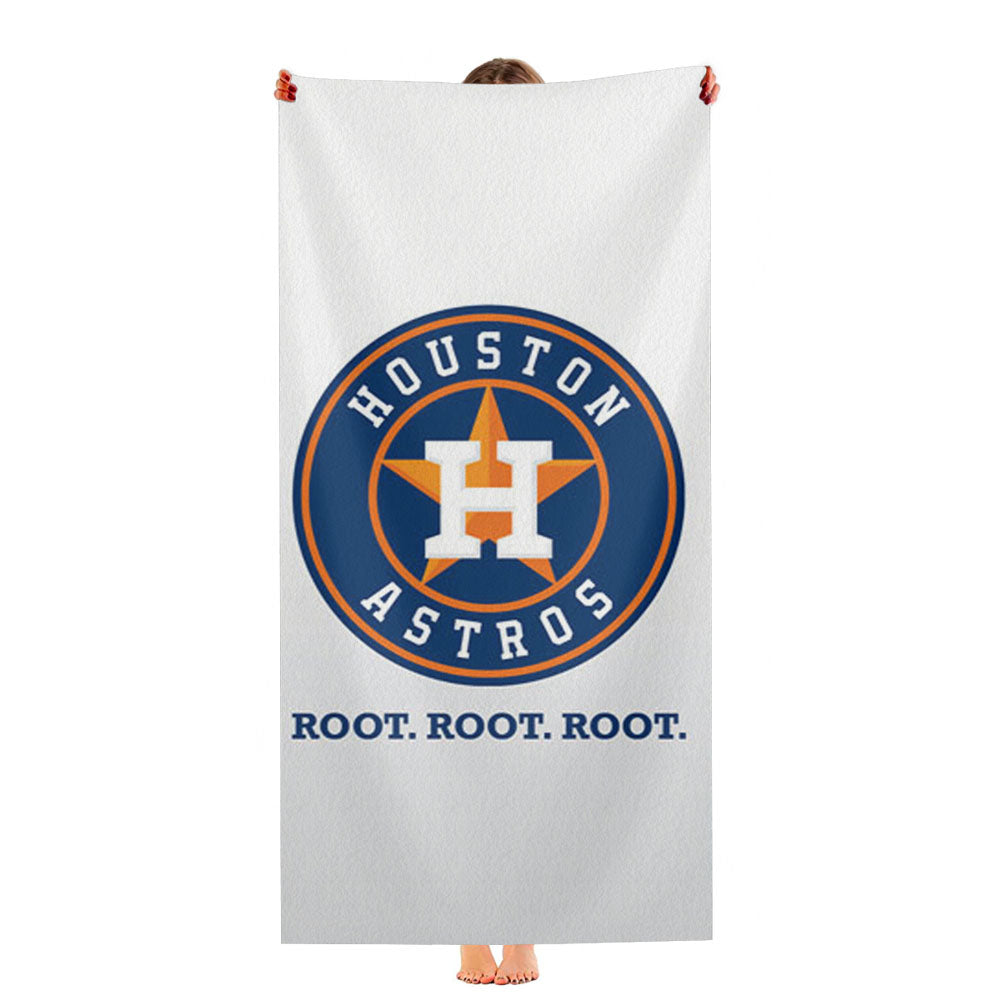 Houston Astros Root Ultra-Soft Luxury Bathroom Towels