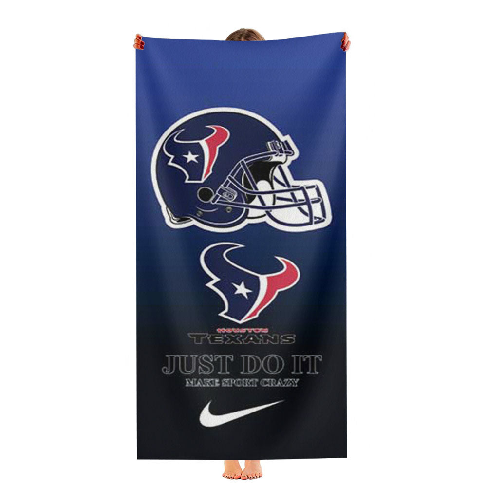 Houston Texans Make Sport Crazy Ultra-Soft Luxury Bathroom Towels