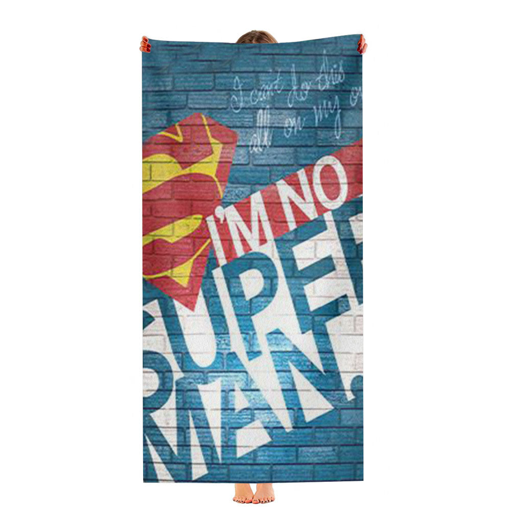 I'M No Superman Ultra-Soft Luxury Bathroom Towels