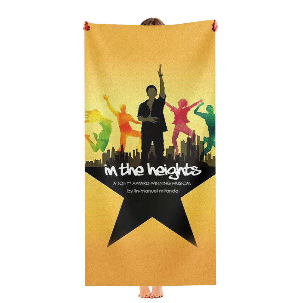 In The Heights Hamilton Broadway Musical Ultra-Soft Luxury Bathroom Towels